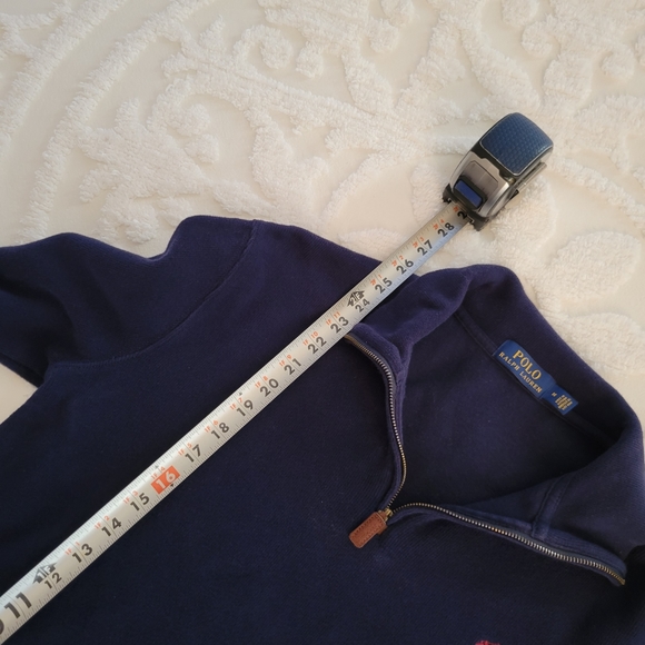 Blue Polo Ralph Lauren 1/4 Zip Long Sleeve - Picture 8 of 9